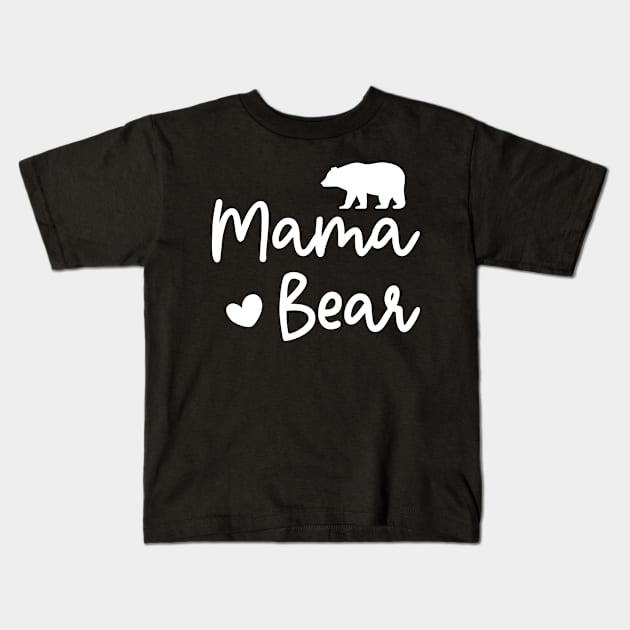 Mama Bear Kids T-Shirt by snowshade